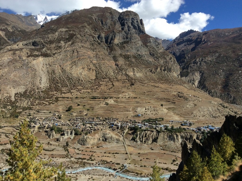 Annapurnas Manang (3540m), capitale de district