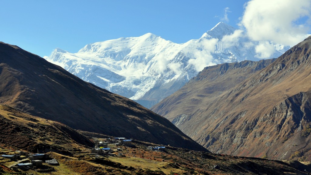 Tour nord des Annapurnas - Annapurna III Gangapurna depuis Yak Kharka