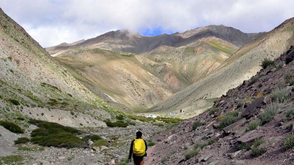 Vers le col de Ganda La (4900m)