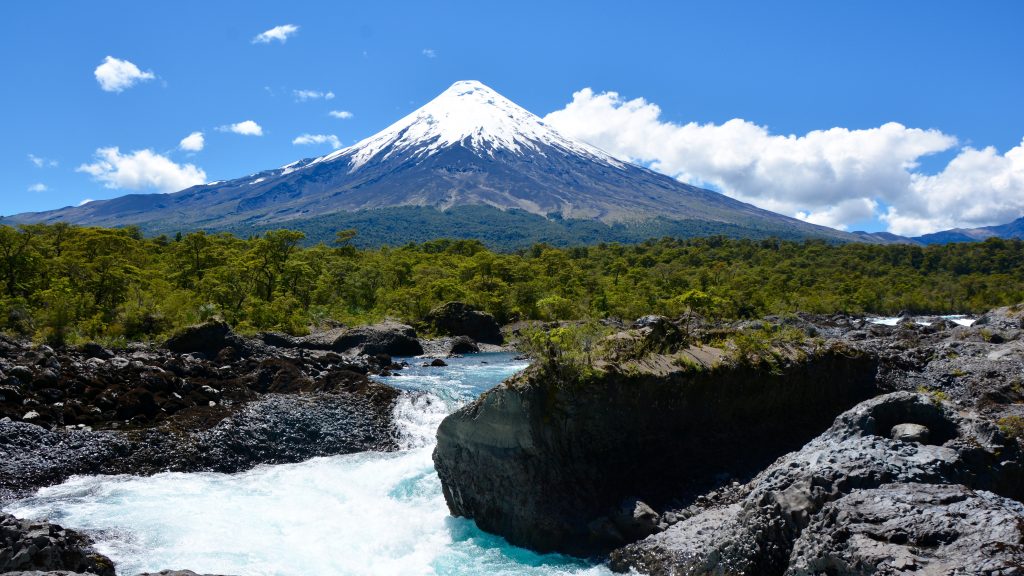volcan Osorno, saltos del Petrohue