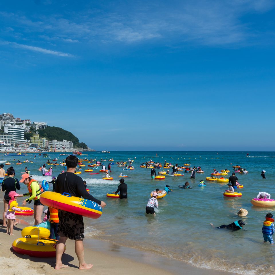 Busan, plage de Haeundae