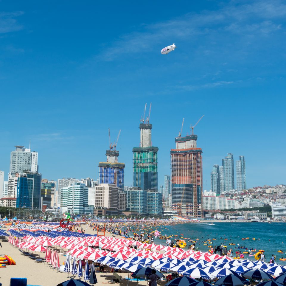 Busan, plage de Haeundae
