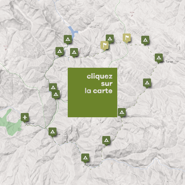 trek au népal sans guide dolpo Phoksumdo trek map