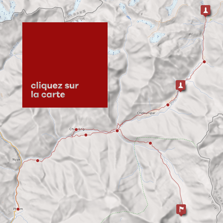 trek au népal sans guide Ganesh Himal trek map