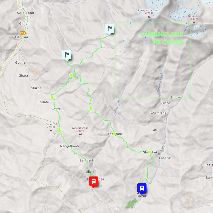 trek au népal sans guide khopra