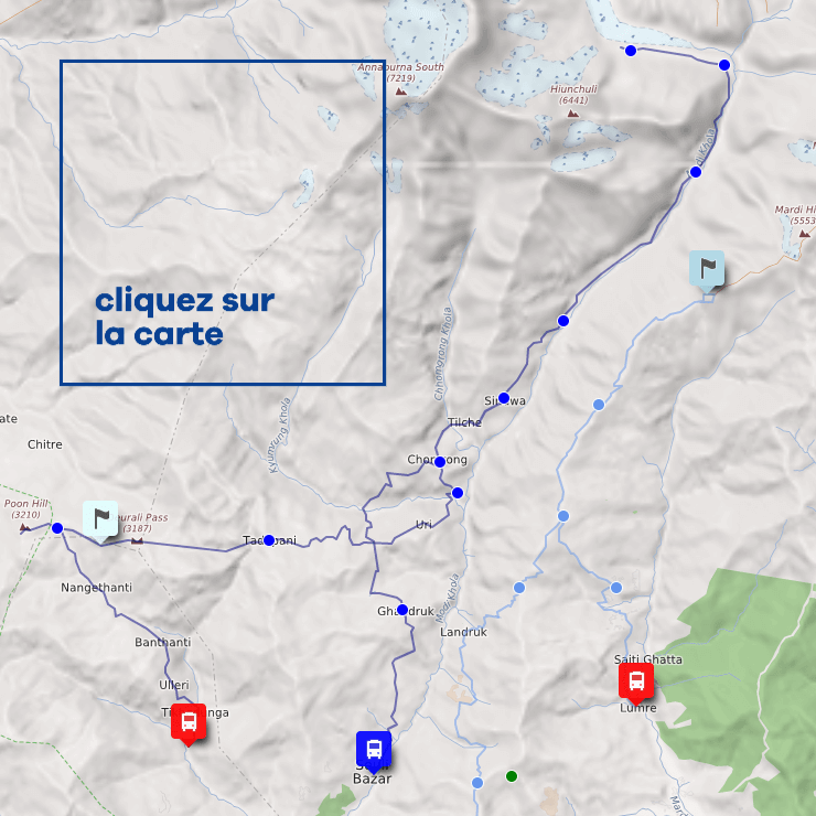 trek au népal sans guide Sanctuaire des Annapurnas